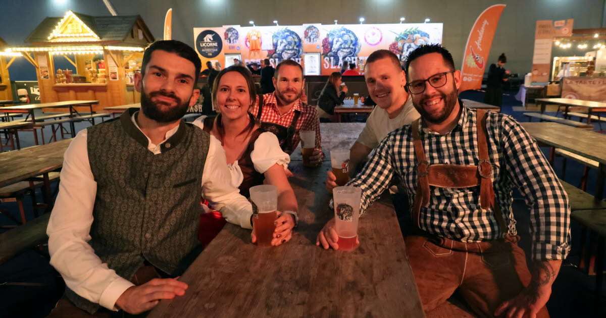Mulhouse : première Fête de la bière avec tenue bavaroise et bonne ambiance